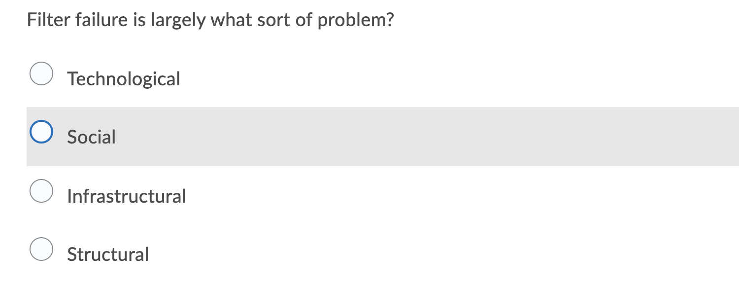 Solved Filter failure is largely what sort of problem? | Chegg.com
