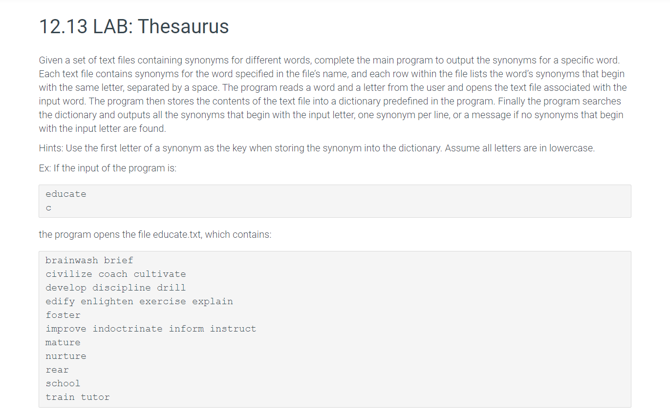 solved-12-13-lab-thesaurus-given-a-set-of-text-files-chegg