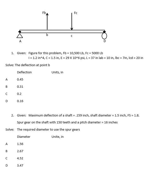 Solved Fb Fc A 1 Given Figure For This Problem Fb Chegg Solved Fb Fc A 1 Given Figure For This Problem Fb Chegg