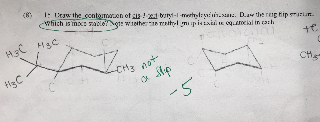 Cis 1 Tert Butyl 3 Methylcyclohexane