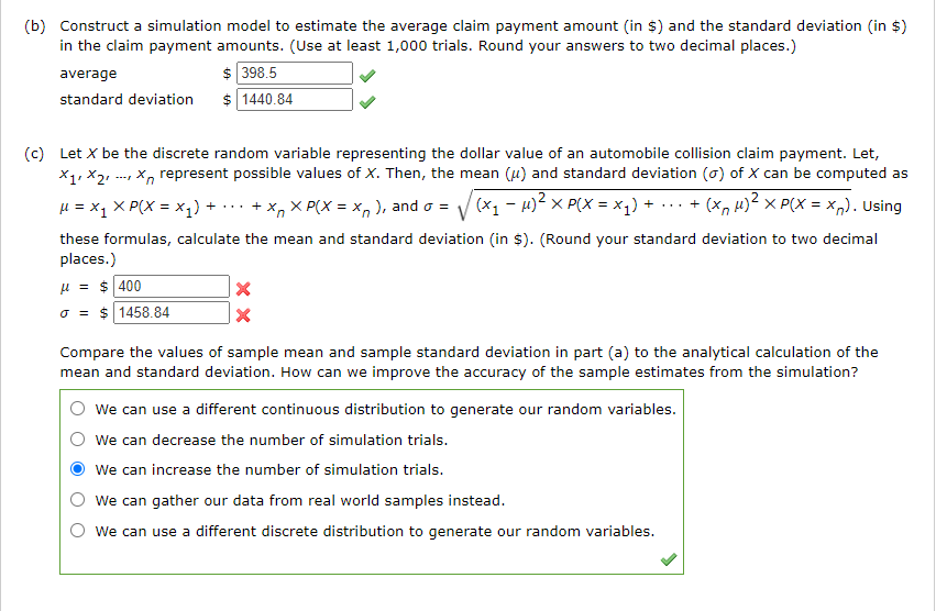 Solved An insurance company has developed the following