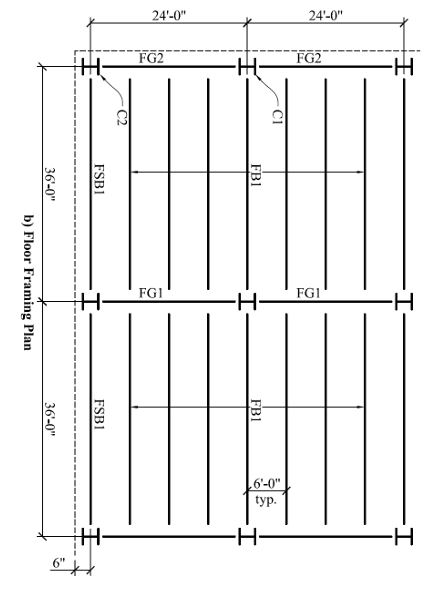 Solved Refer to the roof and floor framing plans shown for a | Chegg.com