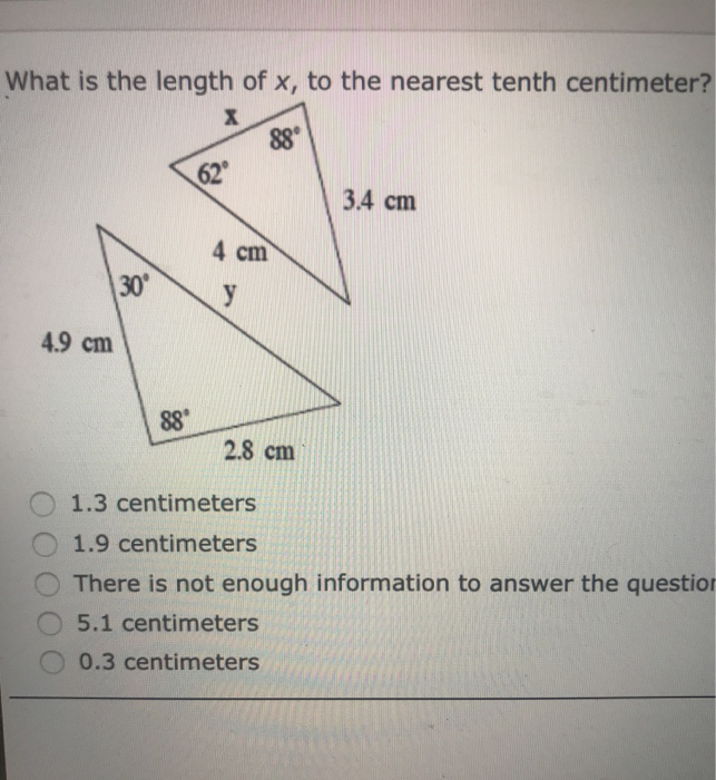 solved-what-is-the-length-of-x-to-the-nearest-tenth-chegg