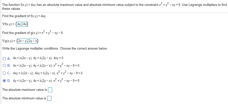 solved-the-function-f-x-y-4xy-has-an-absolute-maximum-chegg