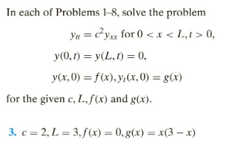 Solved In Each Of Problems 1 8 Solve The Problem Yu C2 Chegg Com