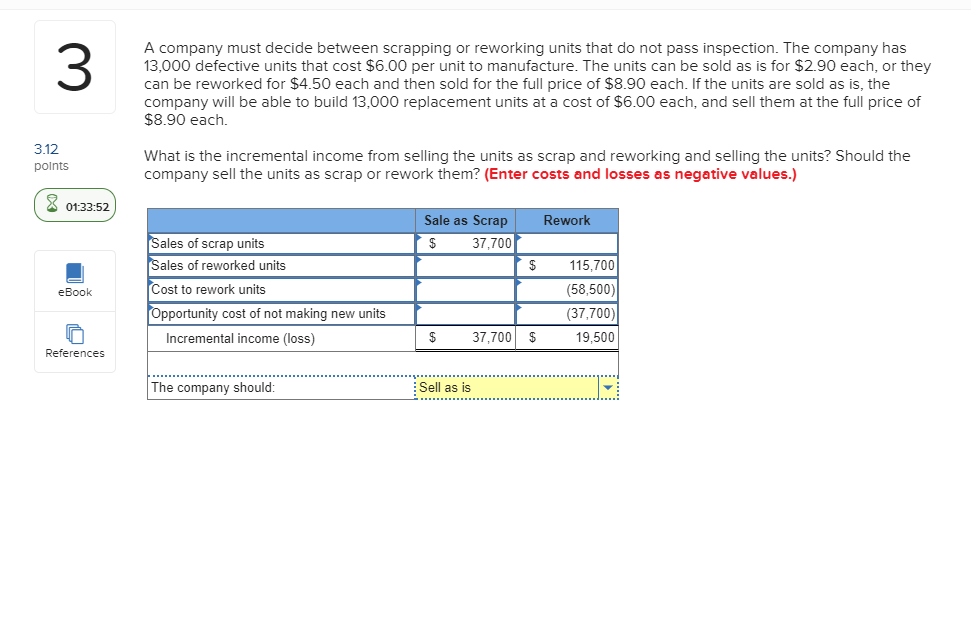 Solved 3 A Company Must Decide Between Scrapping Or | Chegg.com