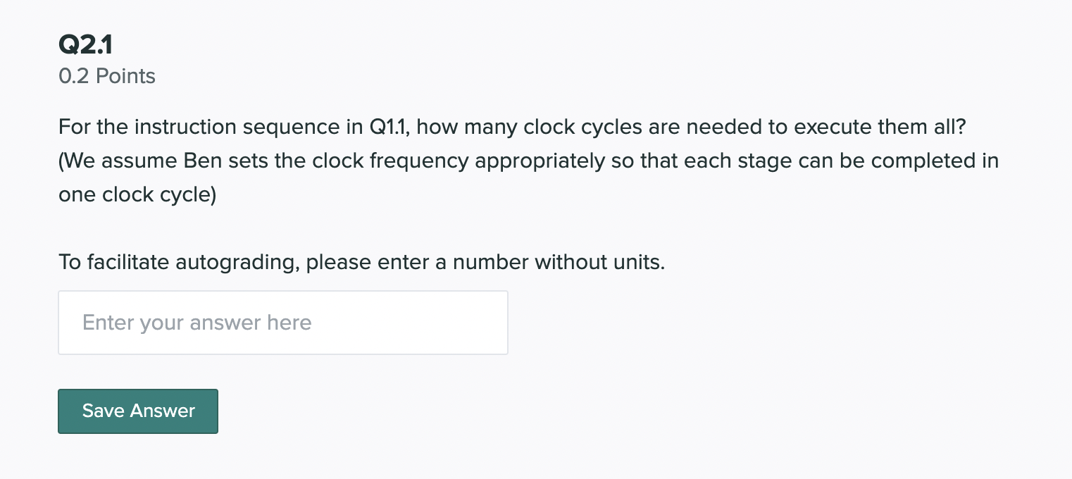 Solved Q2 4-stage Pipeline 0.4 Points Ben Bitdiddle Decides | Chegg.com