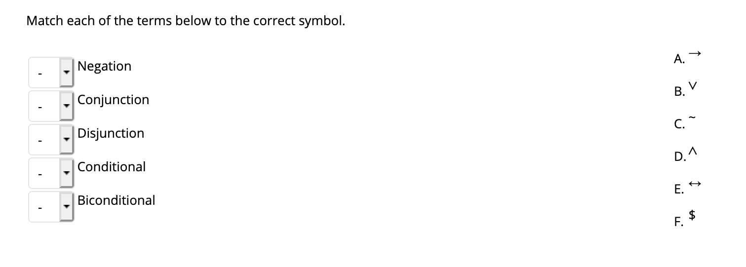 solved-match-each-of-the-terms-below-to-the-correct-symbol-chegg