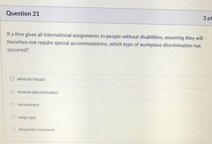 Solved Question 21 3 pt If a firm gives all nternational | Chegg.com