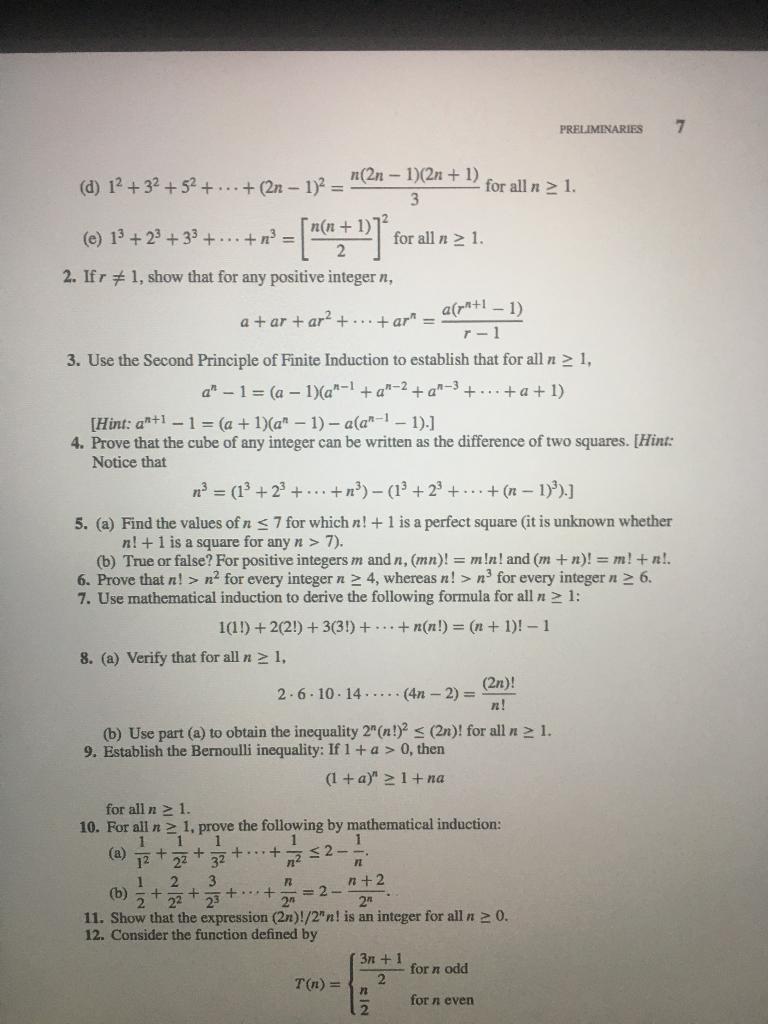 Solved Hello, I need help with this problem. I wrote down | Chegg.com