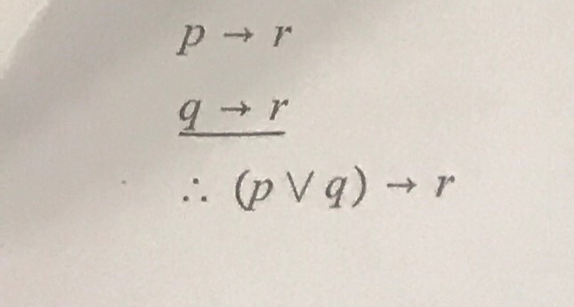 Solved P Implies Rq Implies Rconclusion P Or Q Implies R Chegg Com