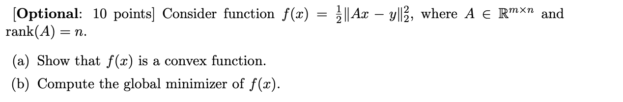 Solved Optional 10 Points Consider Function Fx 3 0589