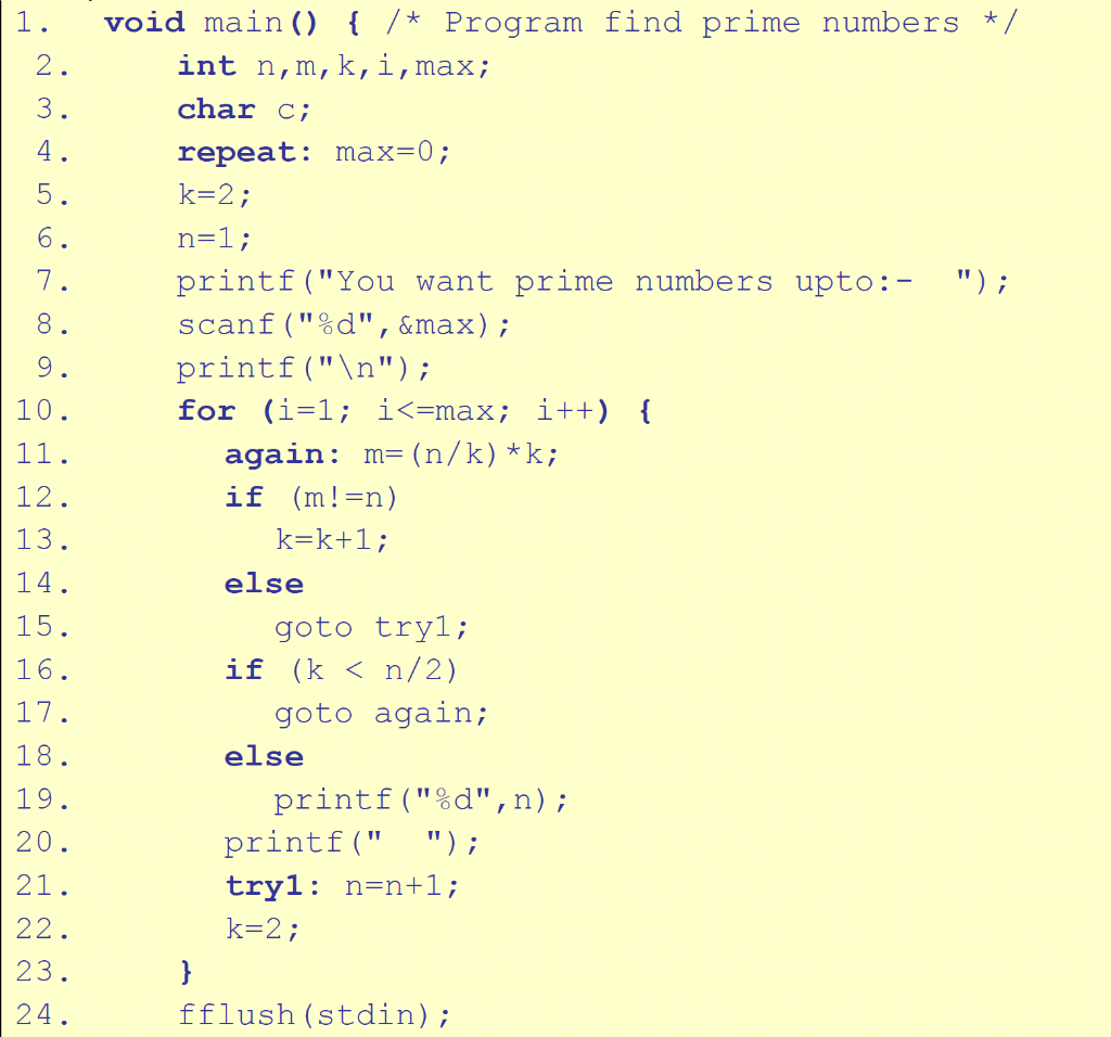 Solved 3- [20%] Check the following pseudo code of the prime | Chegg.com