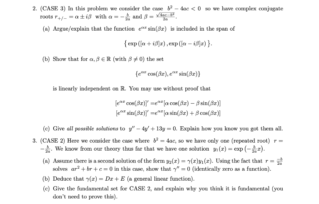 Solved 2. (case 3) In This Problem We Consider The Case 62 - 