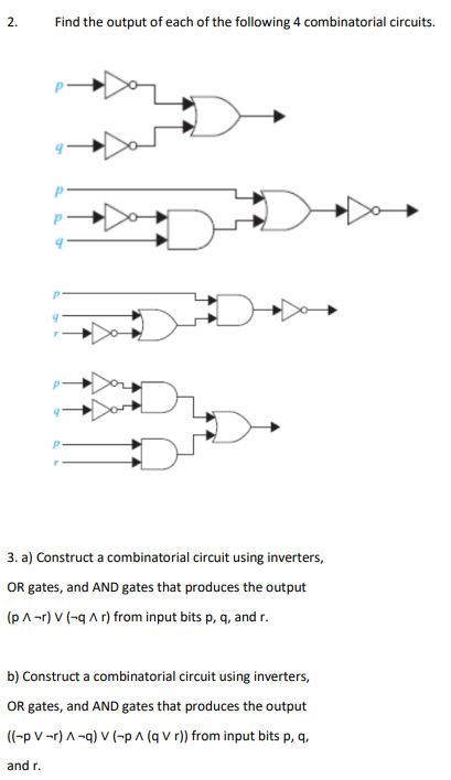 Solved 1. Express the following system specifications using | Chegg.com