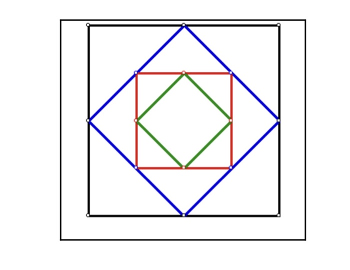 Solved The square on the outside has side lengths of 1. The