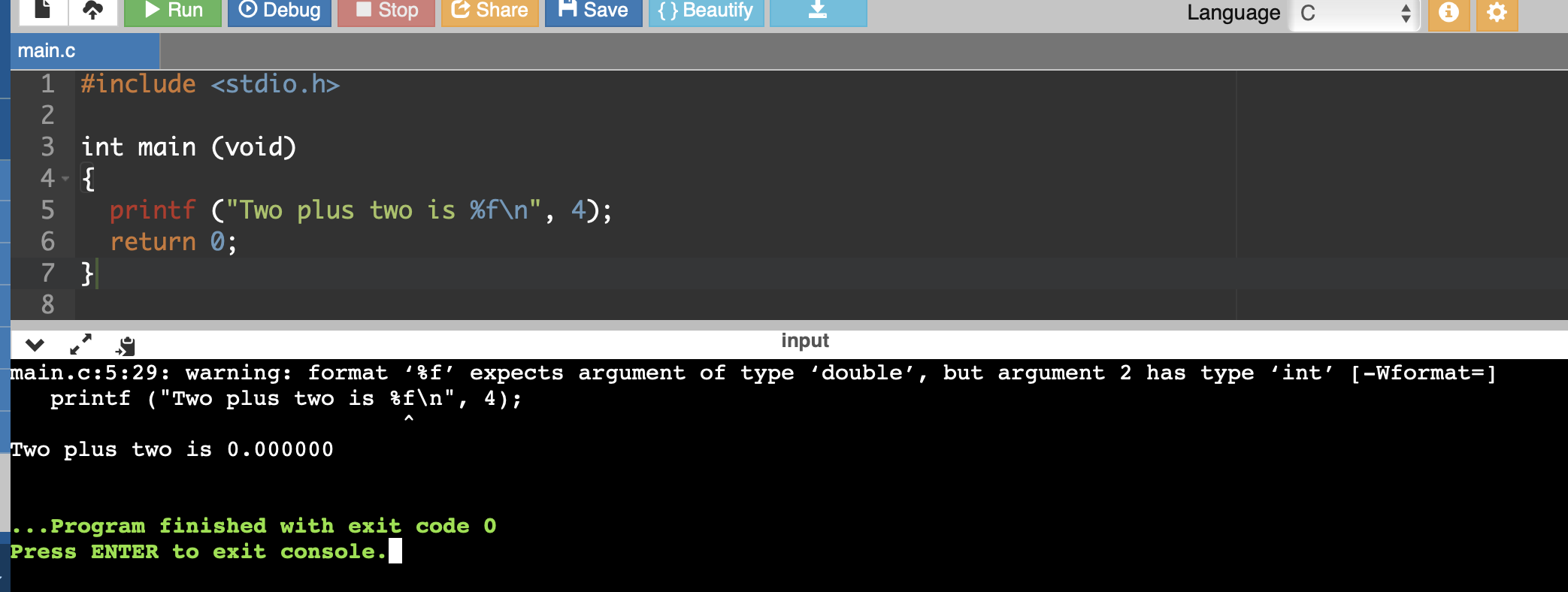 Solved In order to fix this warning, what needs to be | Chegg.com