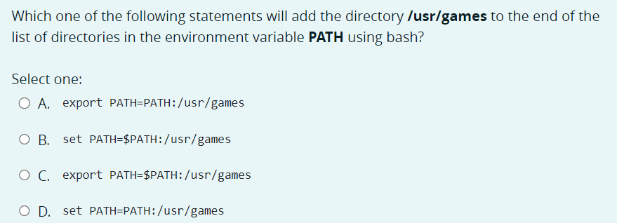 Solved Which One Of The Following Statements Will Add The Chegg Com