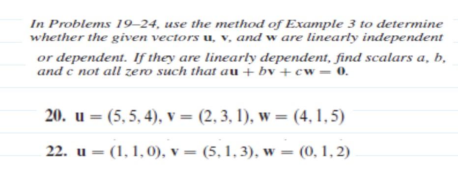 Solved In Problems 19-24, use the method of Example 3 to | Chegg.com