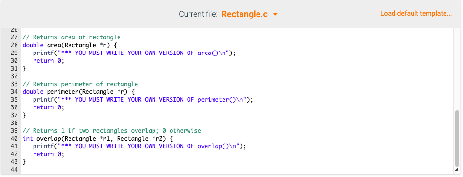 Solved In C programming. The only files you need to modify | Chegg.com
