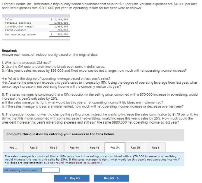 Solved PLEASE ONLY ANSWER 5A, 5B, and 6!! I have all other | Chegg.com