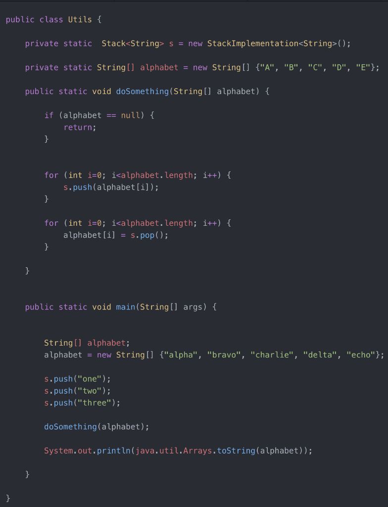 Solved Please explain what each piece of code is doing | Chegg.com