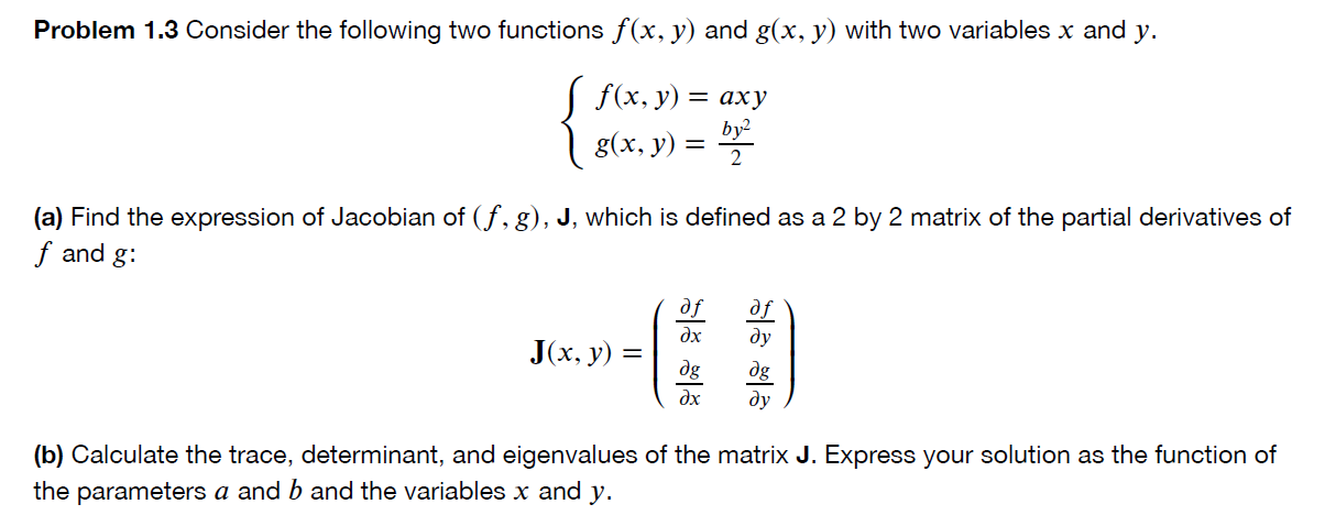 Solved Problem 1.3 ﻿Consider the following two functions | Chegg.com