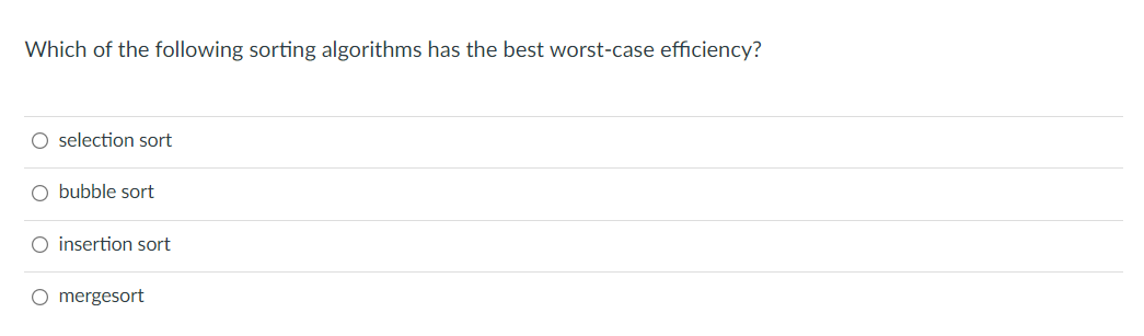 Solved When we are given an array that is almost ordered, | Chegg.com