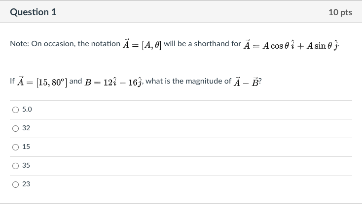 Solved Question 1 10 Pts Note On Occasion The Notation Chegg Com