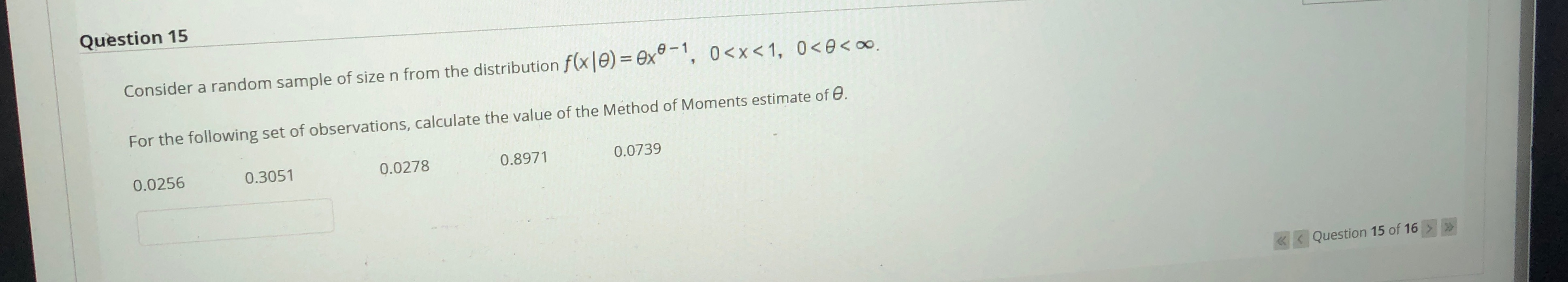 Solved Consider a random sample of size n from the | Chegg.com