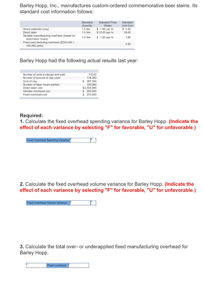 Solved Hello, this is managerial accounting. I need help | Chegg.com