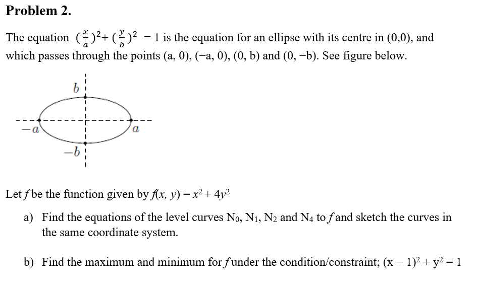 Solved Problem 2. The Equation ()2+()? (*)2+()2 = 1 Is The 