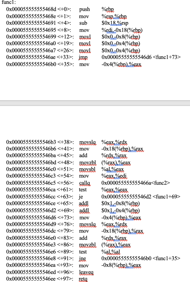 Consider the following assembly code. There are 3 | Chegg.com