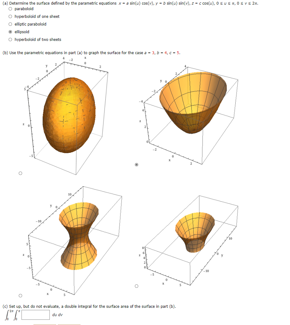 Solved Using The Values And Parametric Equations From Par Chegg Com