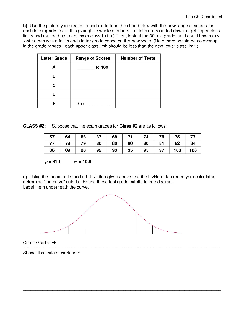 Solved: MATH 1342 Name Elementary Statistical Methods Lab ... | Chegg.com