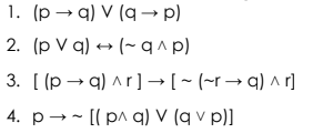 Solved Using a truth table, determine if it is tautology, | Chegg.com