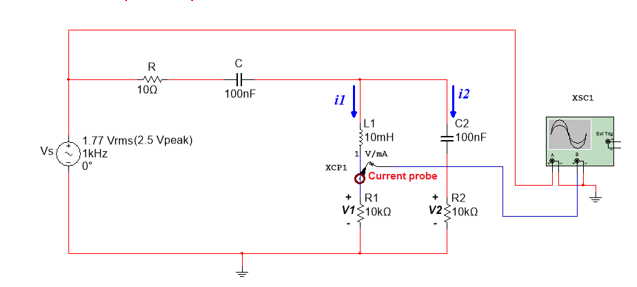 Solved For the circuit shown in Fig. 1, use Multisim to show | Chegg.com