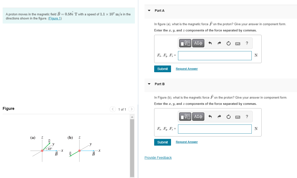 Solved A proton moves in the magnetic field B = 0.58 T with | Chegg.com