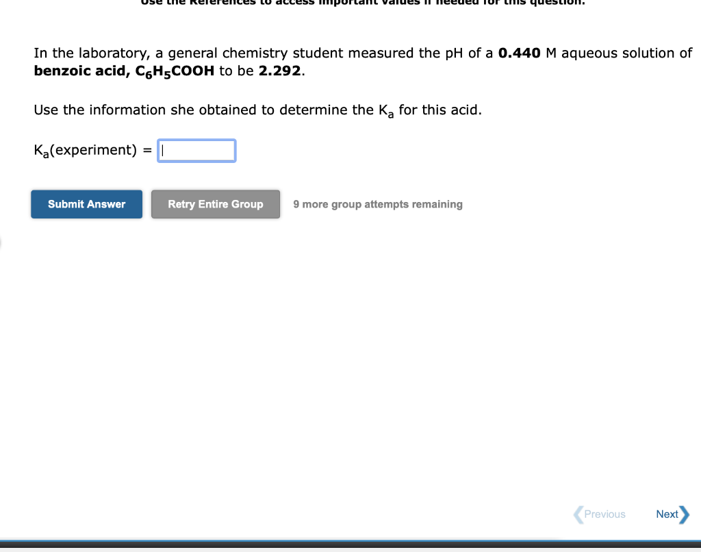Solved In the laboratory, a general chemistry student