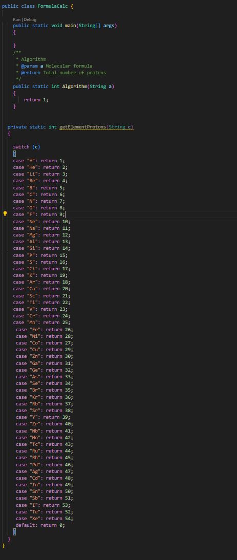 Solved - Modify the Java program named FormulaCalc.java that | Chegg.com