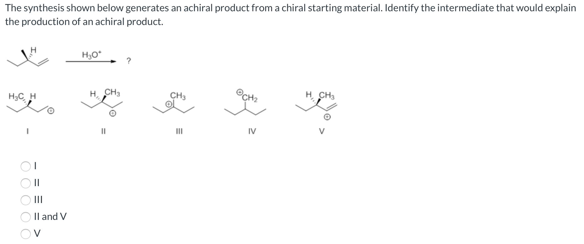 Solved The synthesis shown below generates an achiral