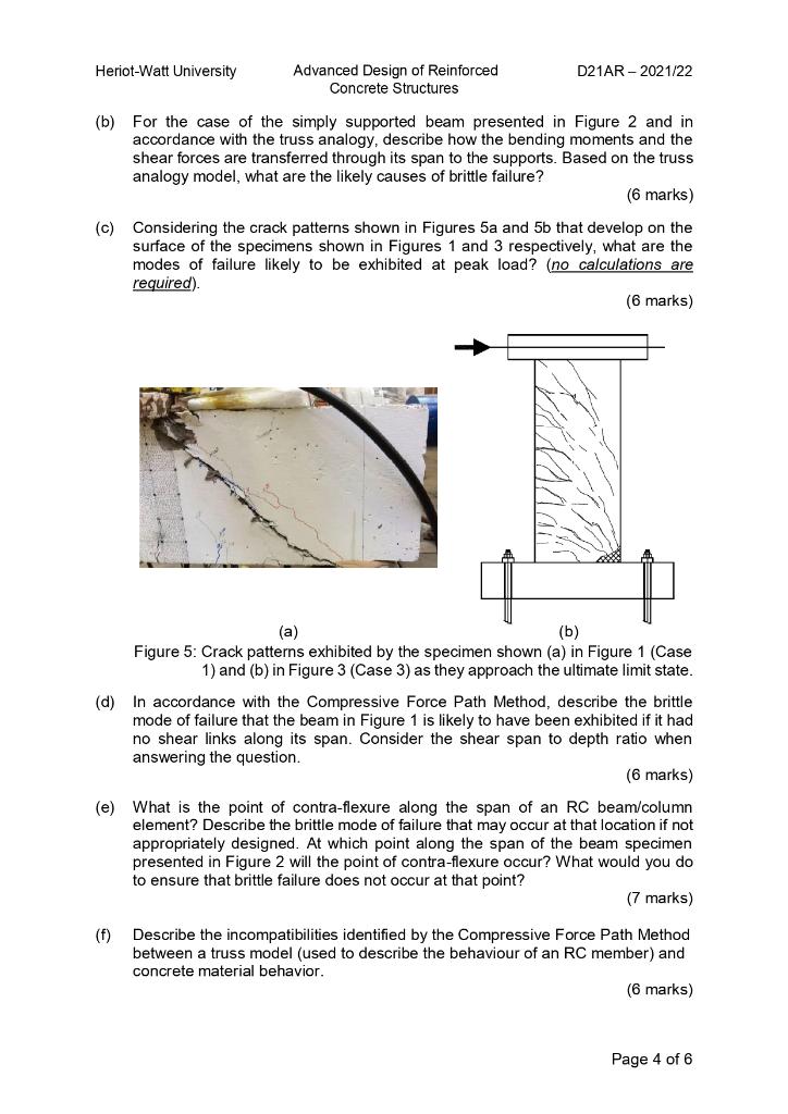 Solved Considering The Crack Patterns Shown In Figures 5a | Chegg.com