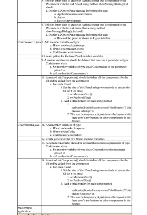 Tasks and Rubric java I. Add to method main a. | Chegg.com