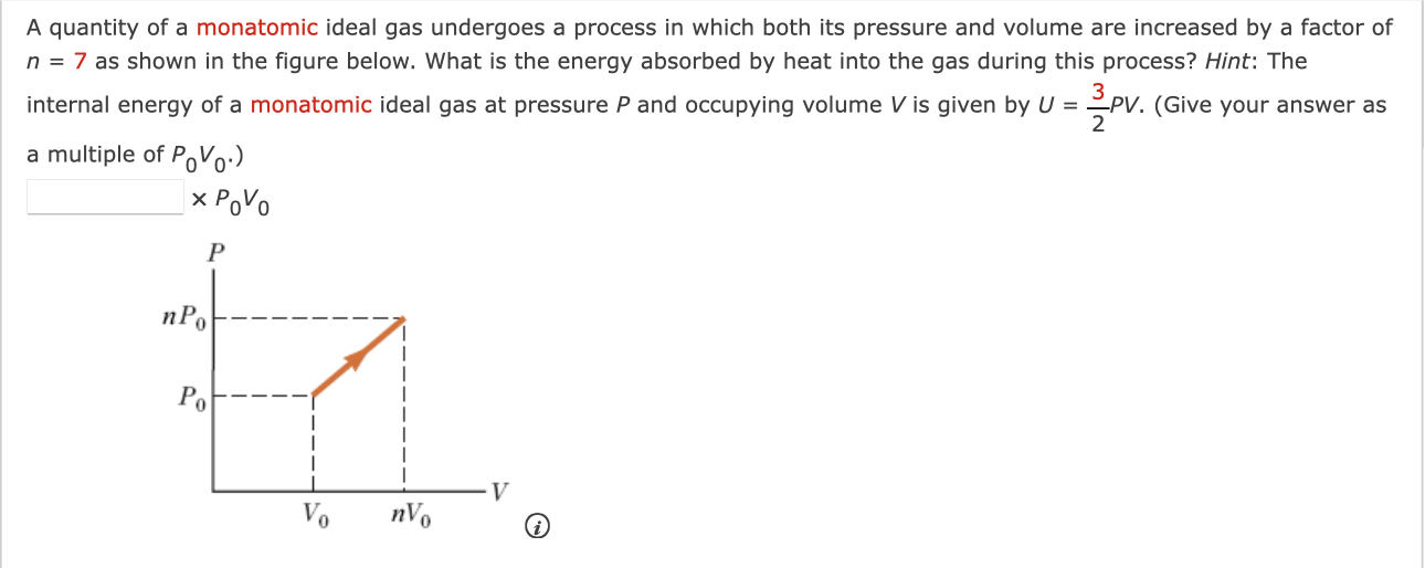 Solved A Quantity Of A Monatomic Ideal Gas Undergoes A | Chegg.com