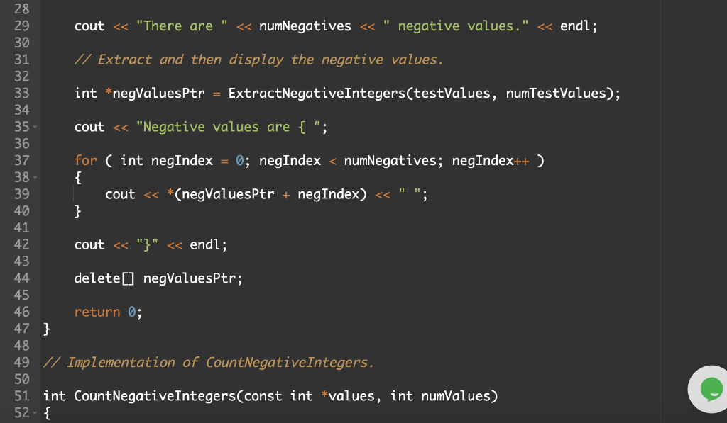 Solved I need help with my last part of code in extracting | Chegg.com