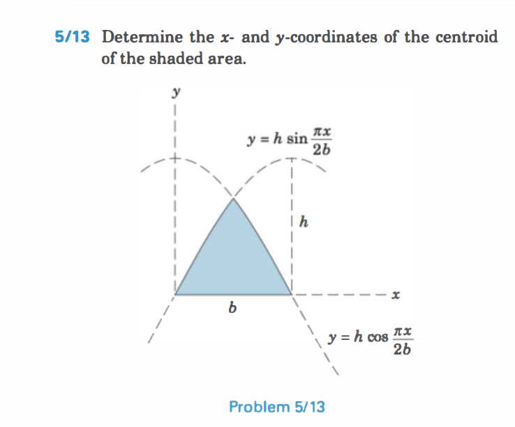 Solved Determine x and y coordinates of centroid of | Chegg.com