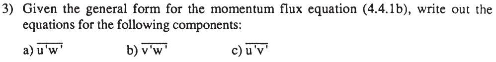 Solved From “An Introduction To Boundary Layer Meteorology” | Chegg.com