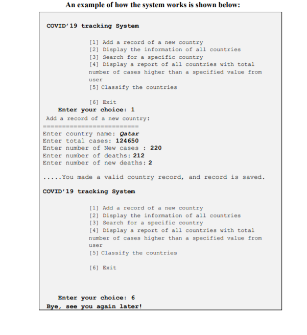Solved Problem Description A task is assigned to you using | Chegg.com