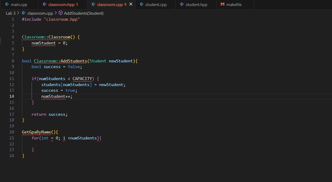 Solved I already have some of the code finished I just need | Chegg.com