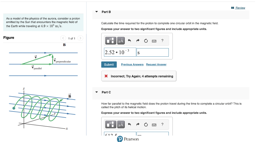 Solved As A Model Of The Physics Of The Aurora, Consider A | Chegg.com